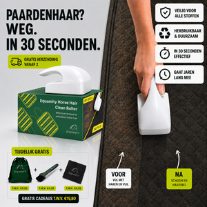 Equamity HorseHair Clean Roller verwijder paardenhaar van dekens en zadeldekjes